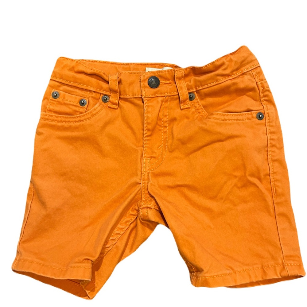 Levi's 511 Slim Orange Shorts 3-4 4T